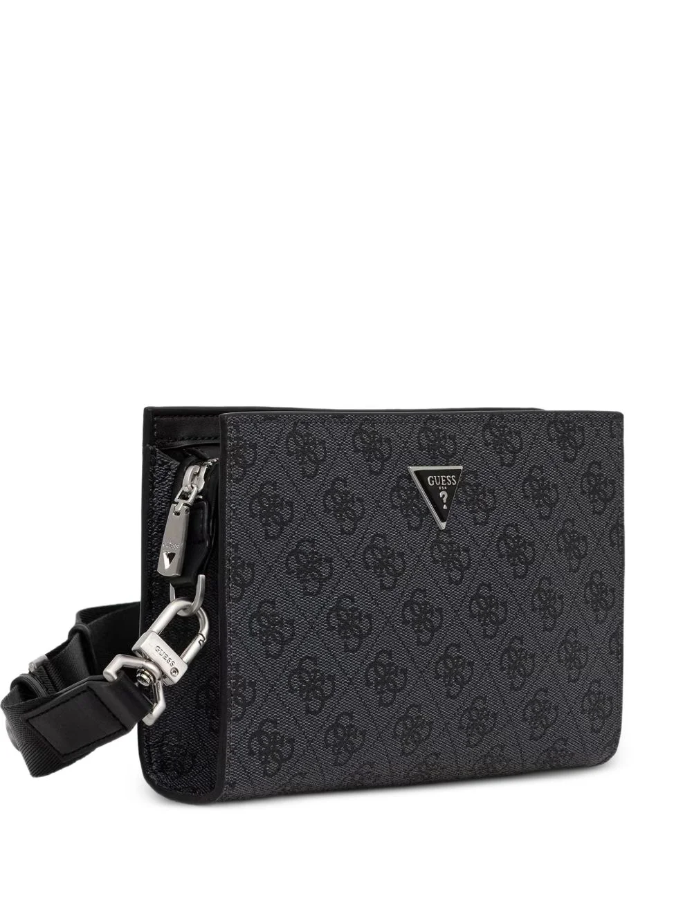 Milano monogram-print logo-plaque belt bag - 1