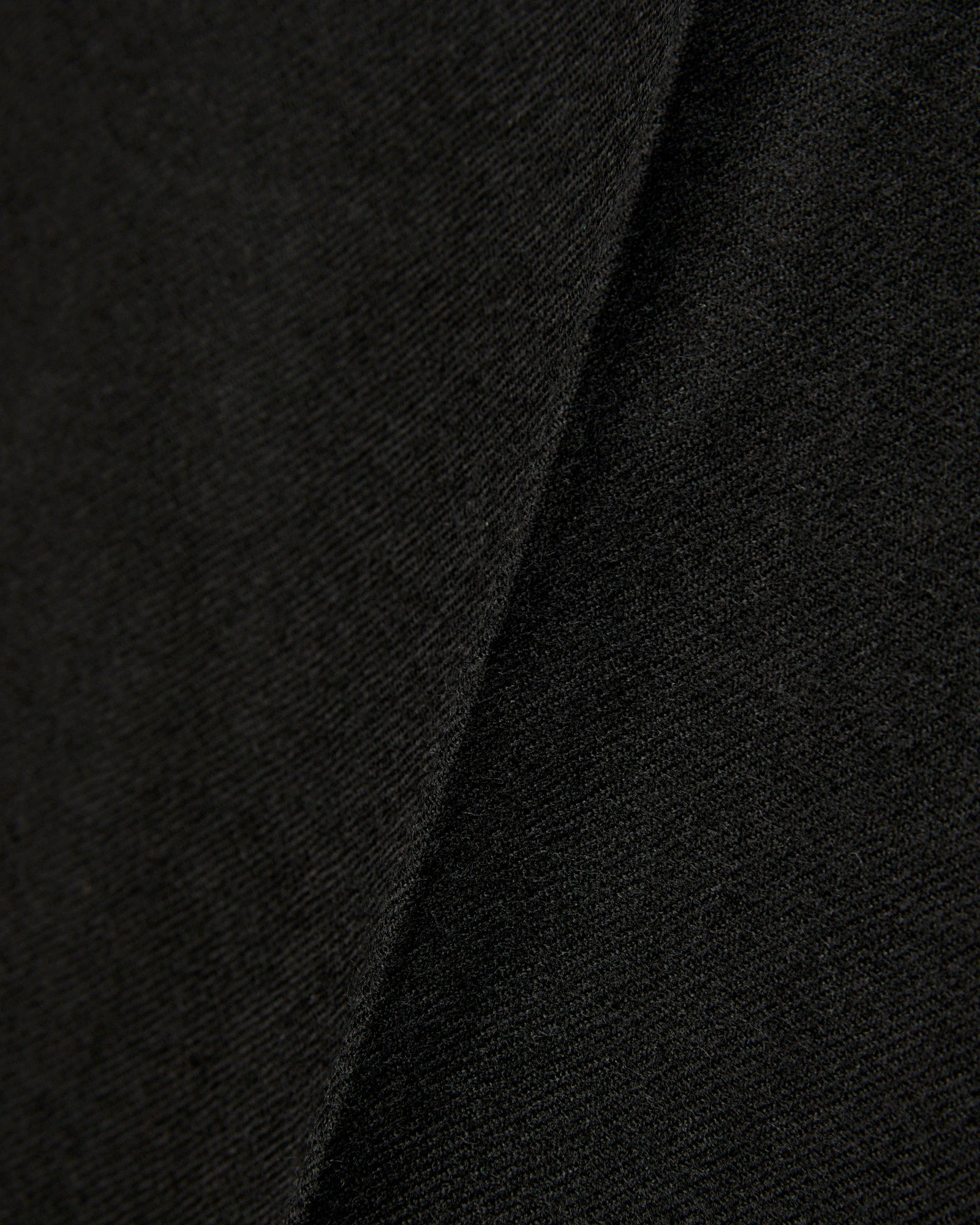 Pleated Trouser in Black Wool - 8