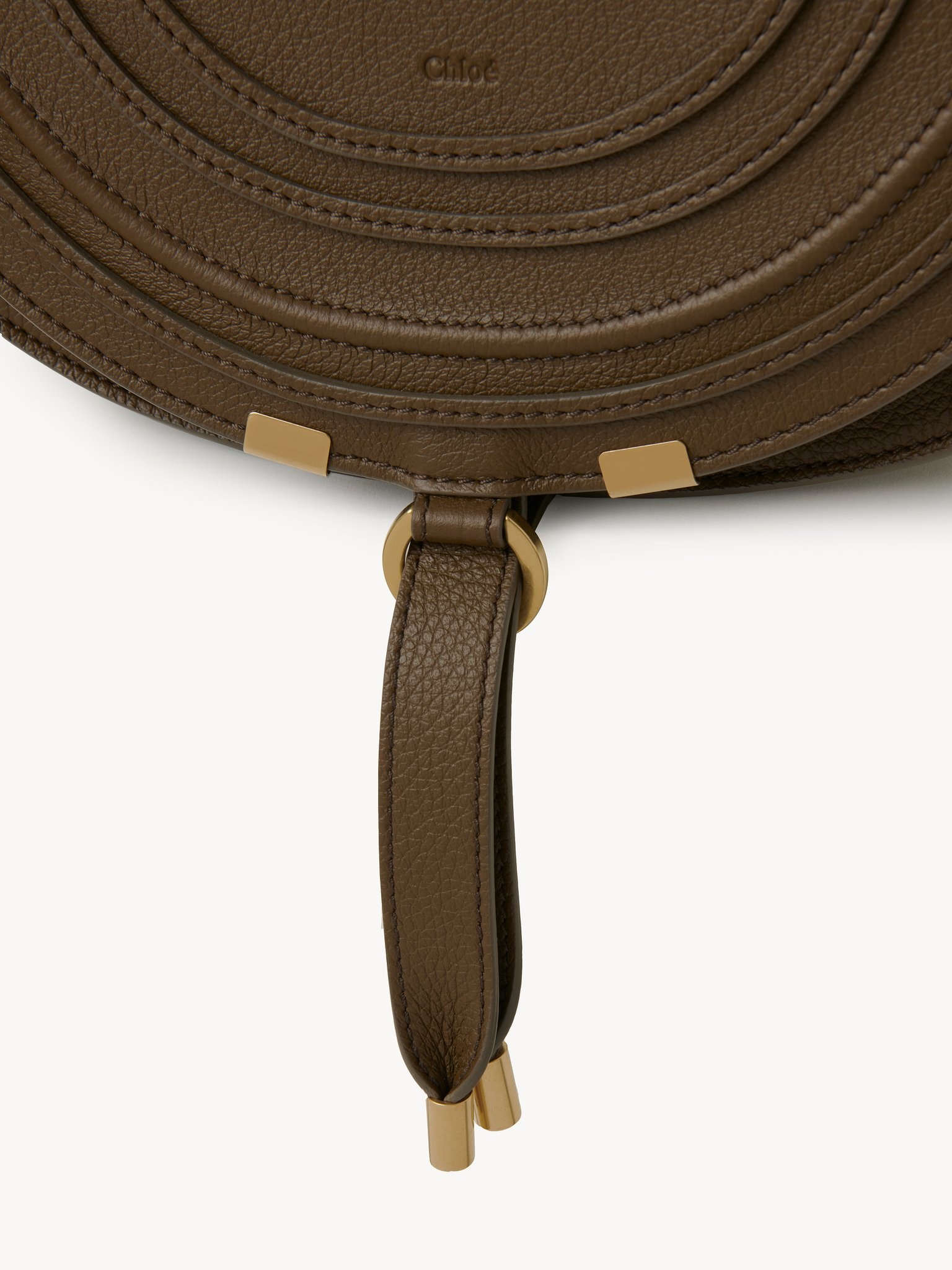 MARCIE SADDLE BAG IN GRAINED LEATHER - 4