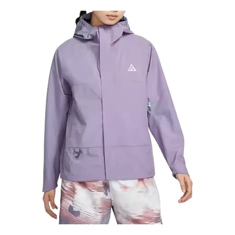 (WMNS) Nike ACG Cascade Rains Storm-FIT Windproof Water Repellent Lightweight Packable Jacket 'Purpl - 1