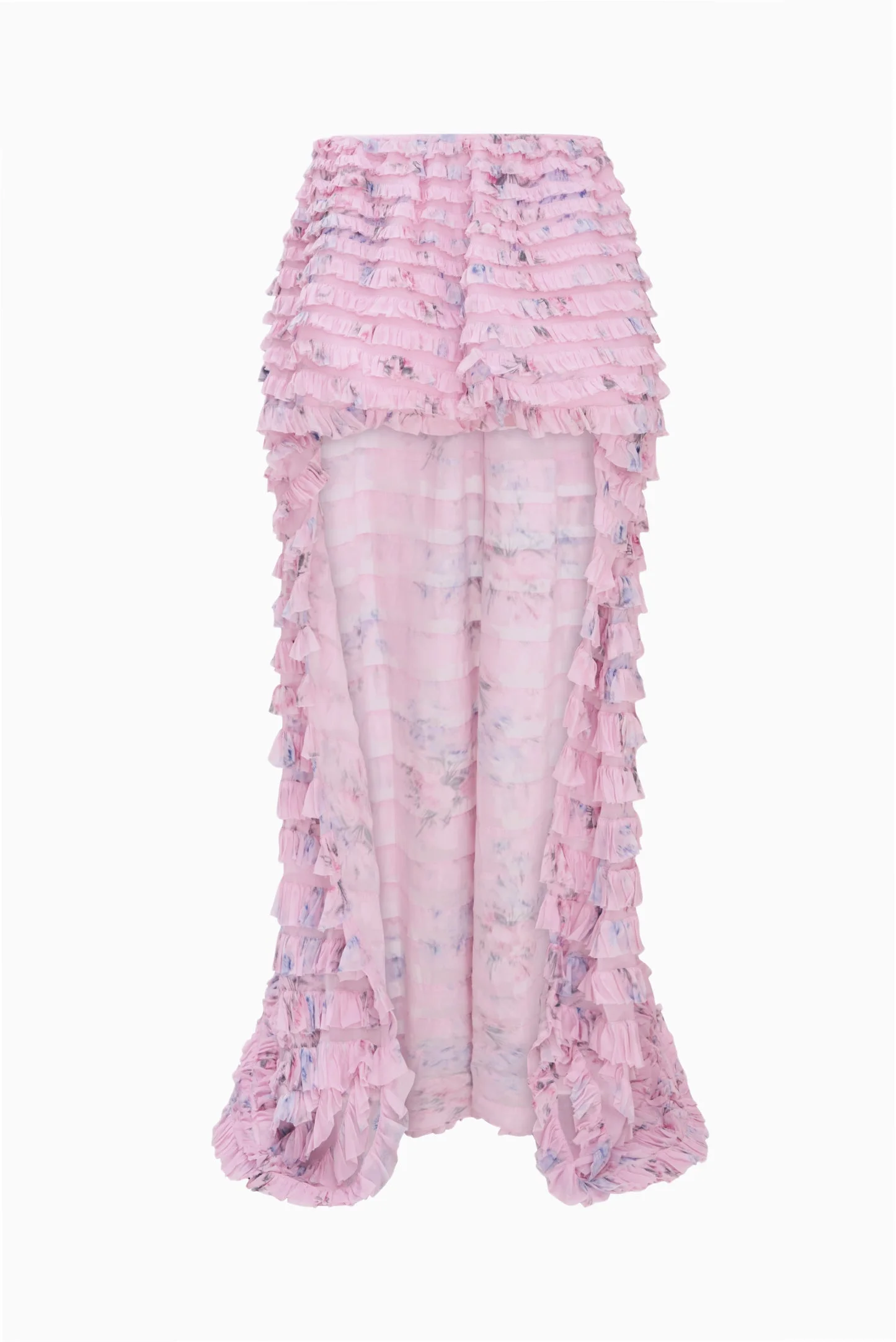 Emarina High-Low Ruffle Skirt - 1