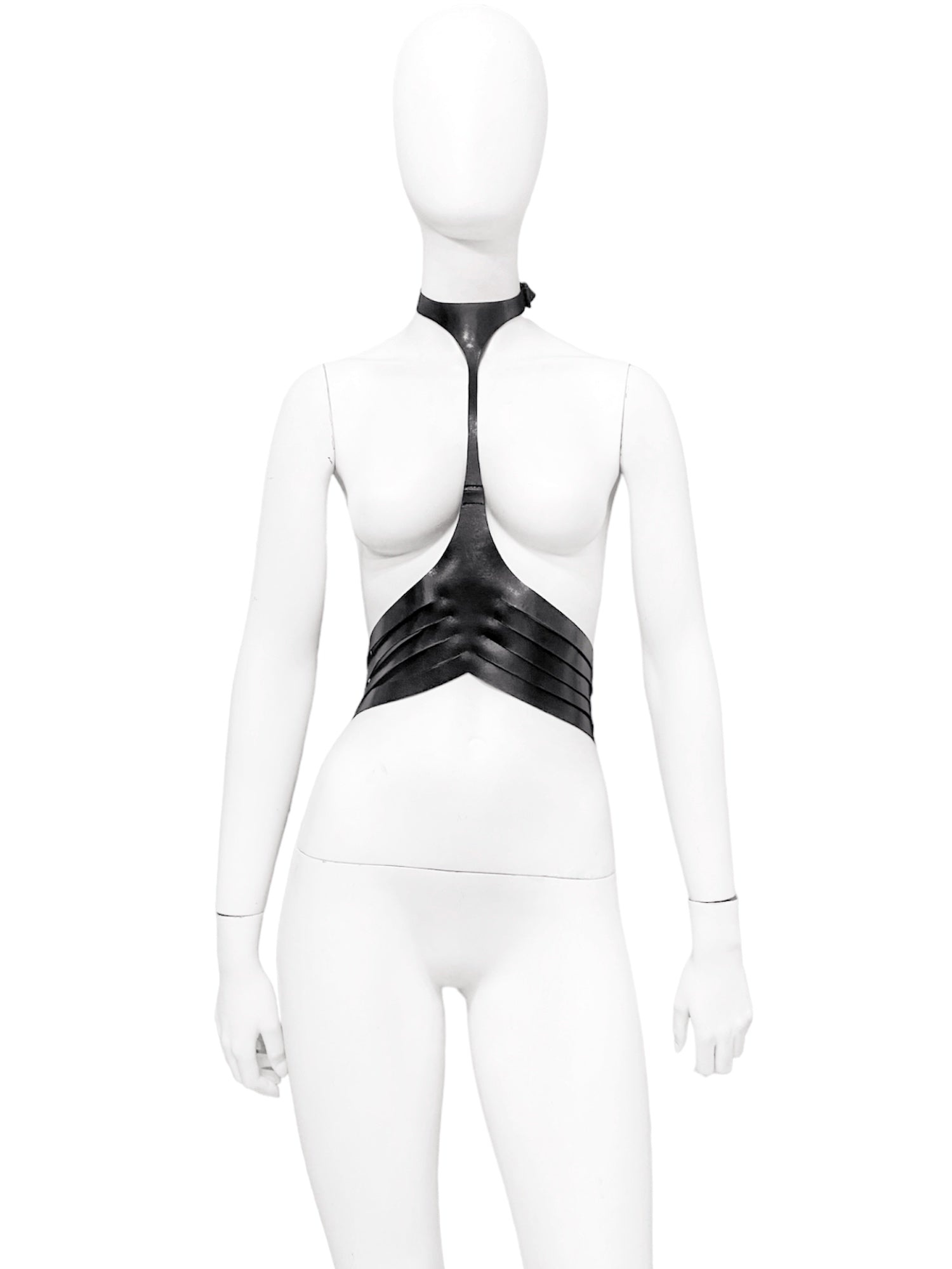Ann Demeulemeester Spring 2013 Leather Bondage Harness - 4