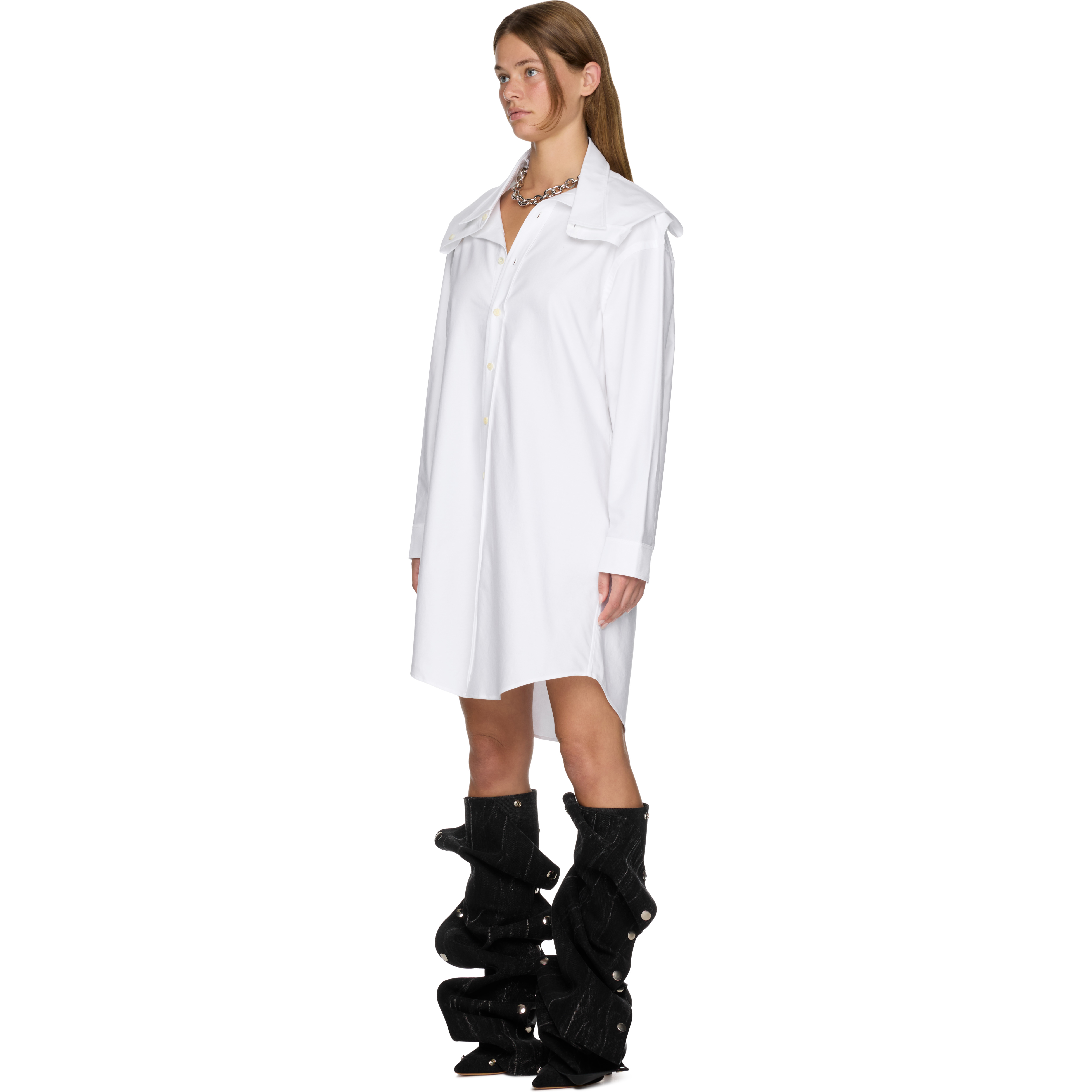 Evergreen Chain Shirt Dress - 2