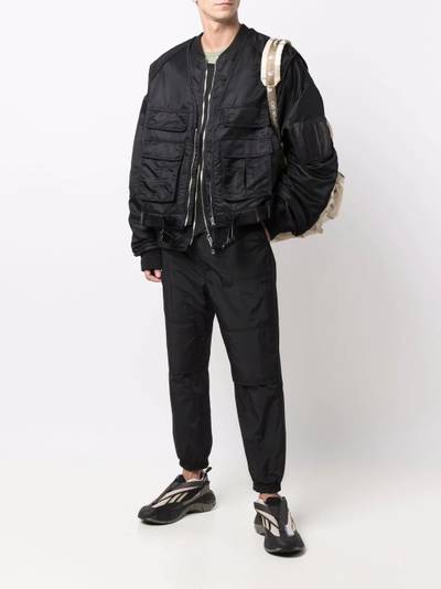 JUUN.J multiple front pockets bomber jacket outlook