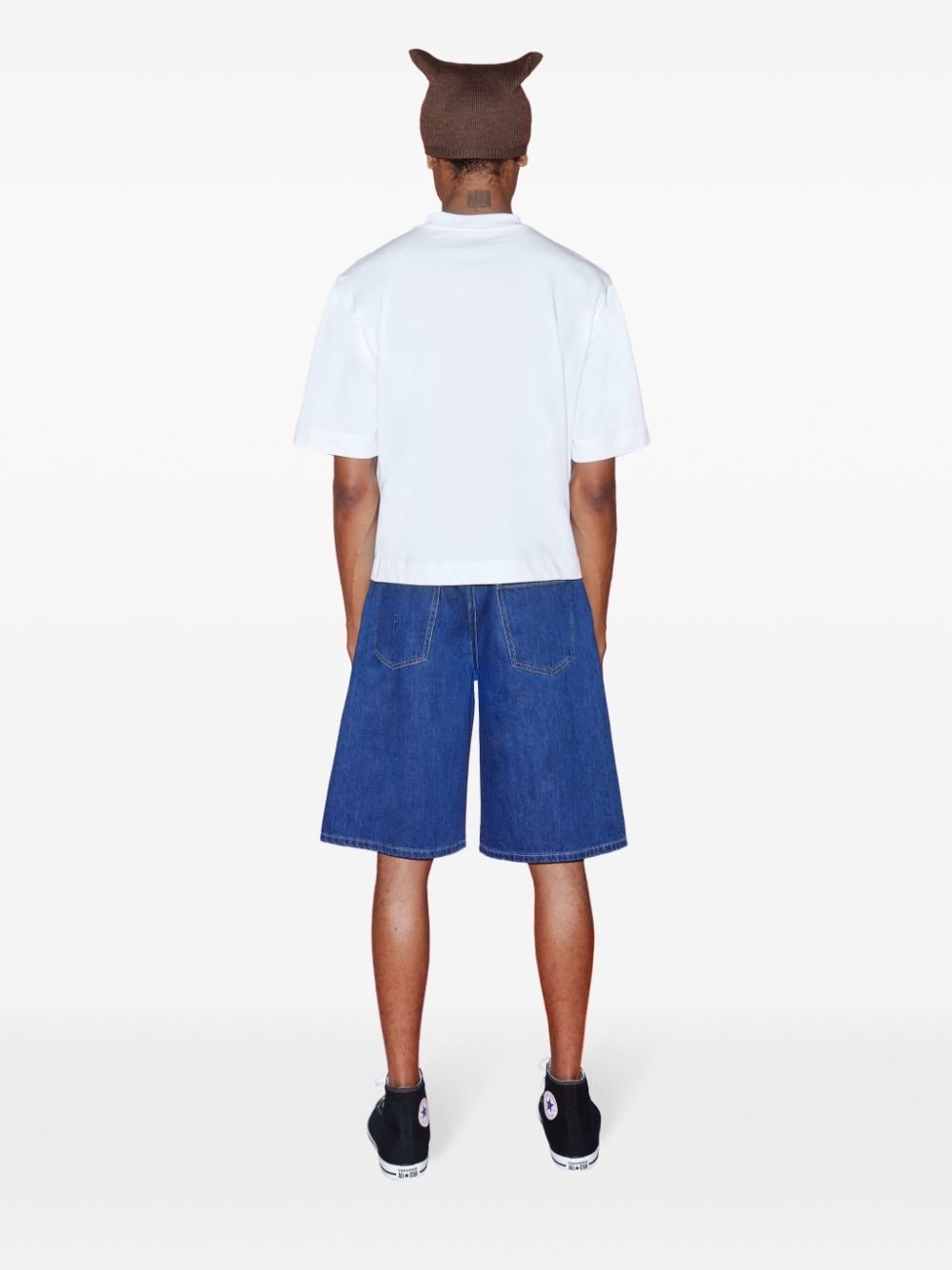 x Violet Getty cropped T-shirt - 5