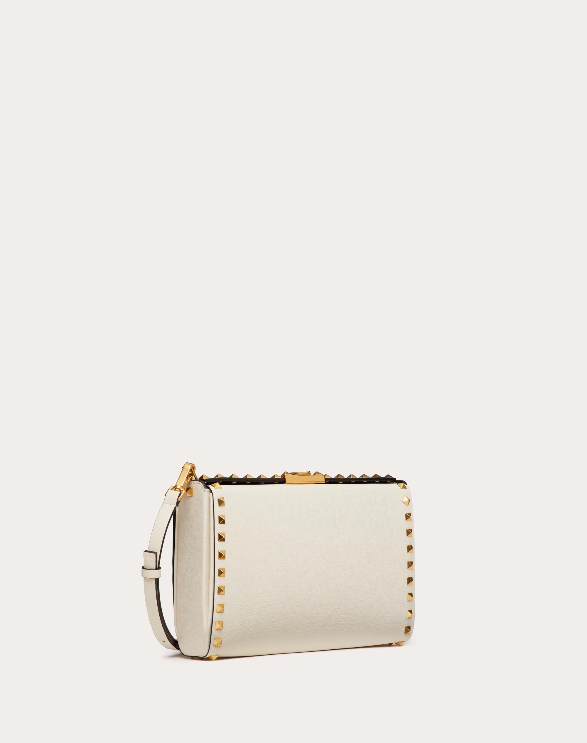 ROCKSTUD GRAINY CALFSKIN CROSSBODY BAG - 2