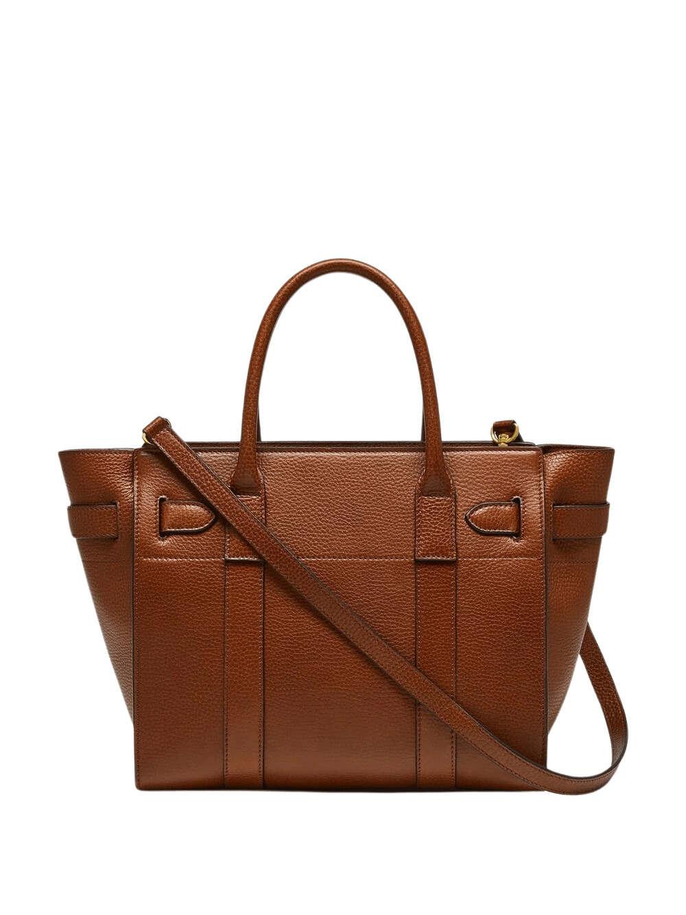 Small Zipped Bayswater Small Classic Grain (Oak) - 2