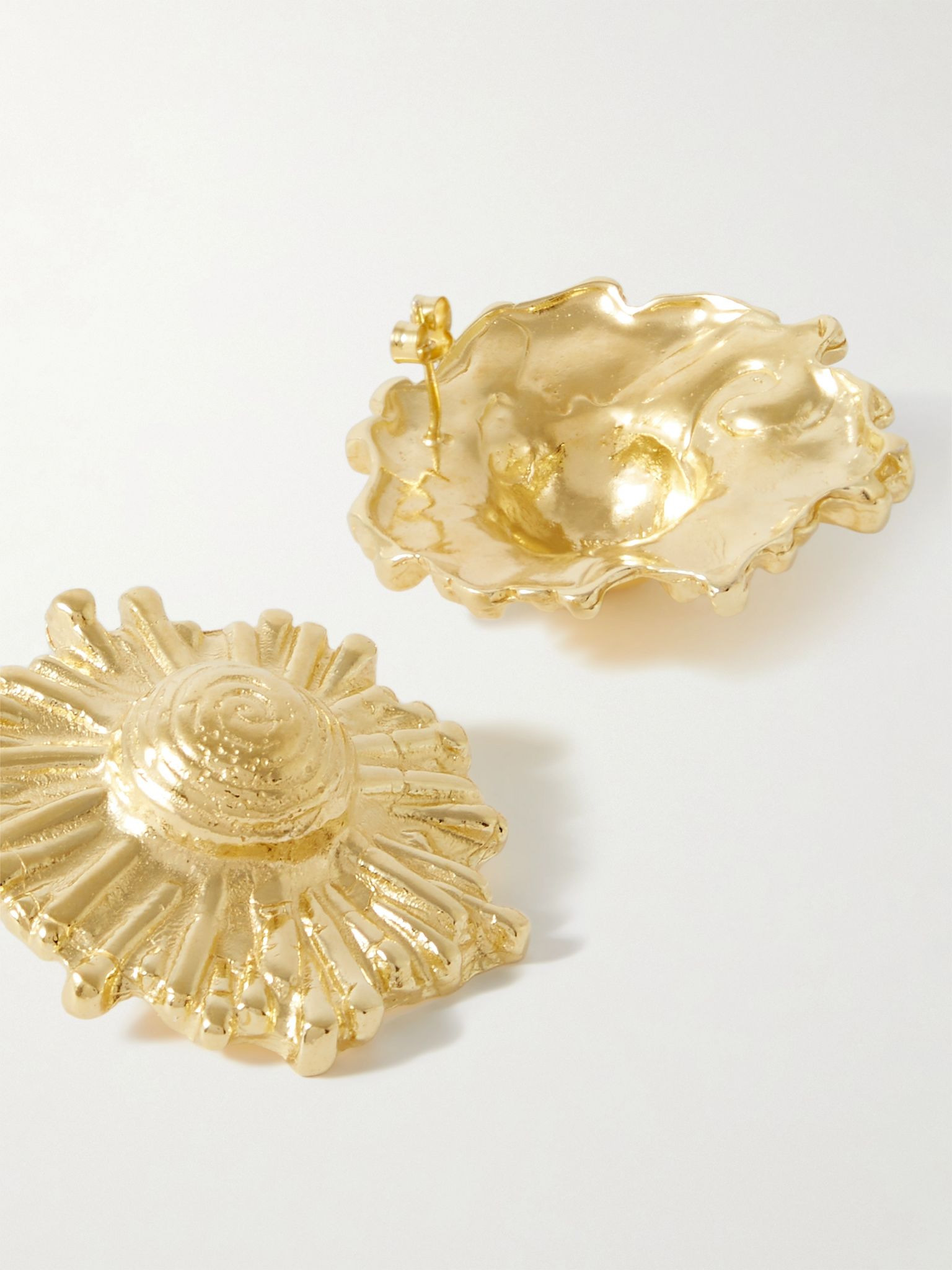 Ilios gold-plated earrings Gold - 3