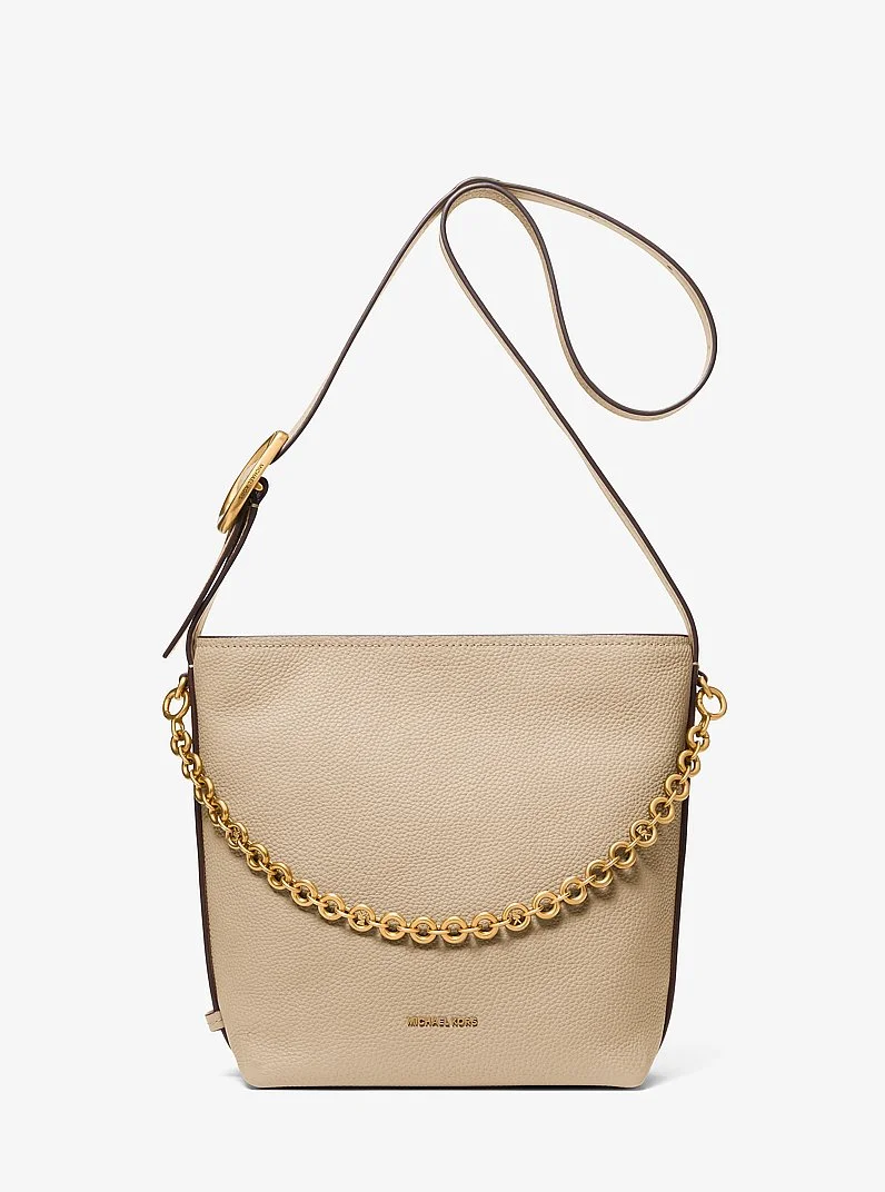Nolita Small Pebbled Leather Bucket Tote Bag - 1