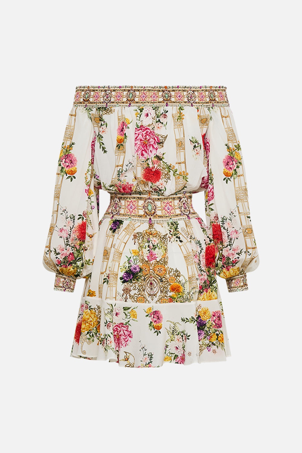 OFF SHOULDER SHORT DRESS - 7