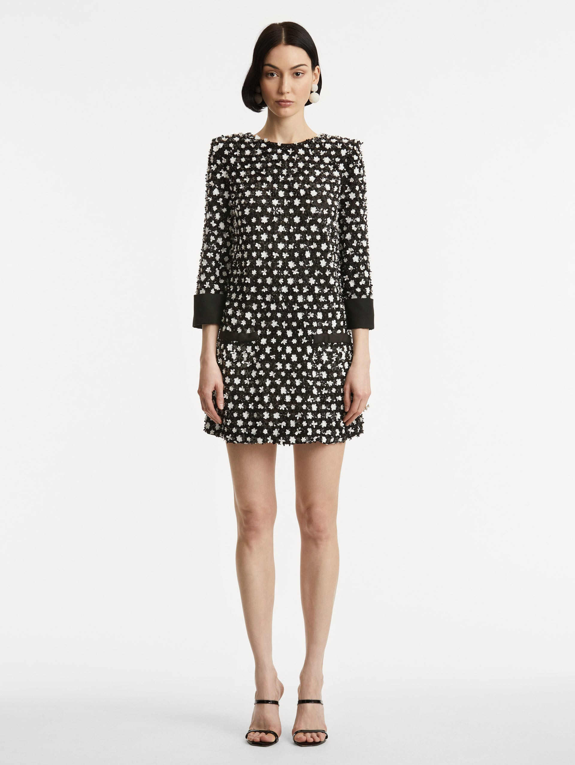 SEQUIN FLORET EMBROIDERED DRESS - 2