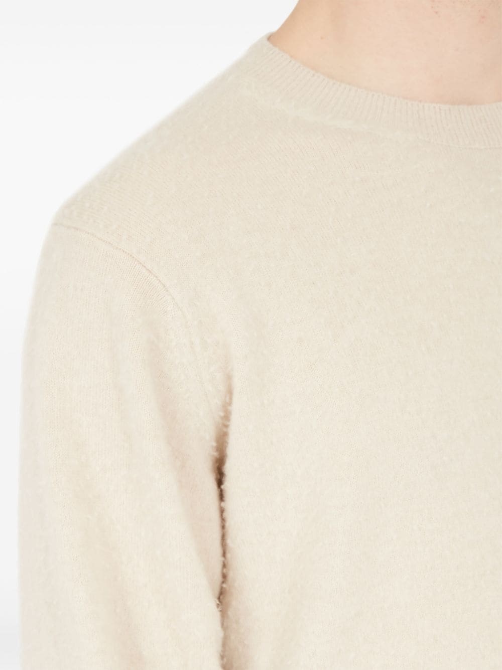 crew-neck cashmere-cotton jumper - 7