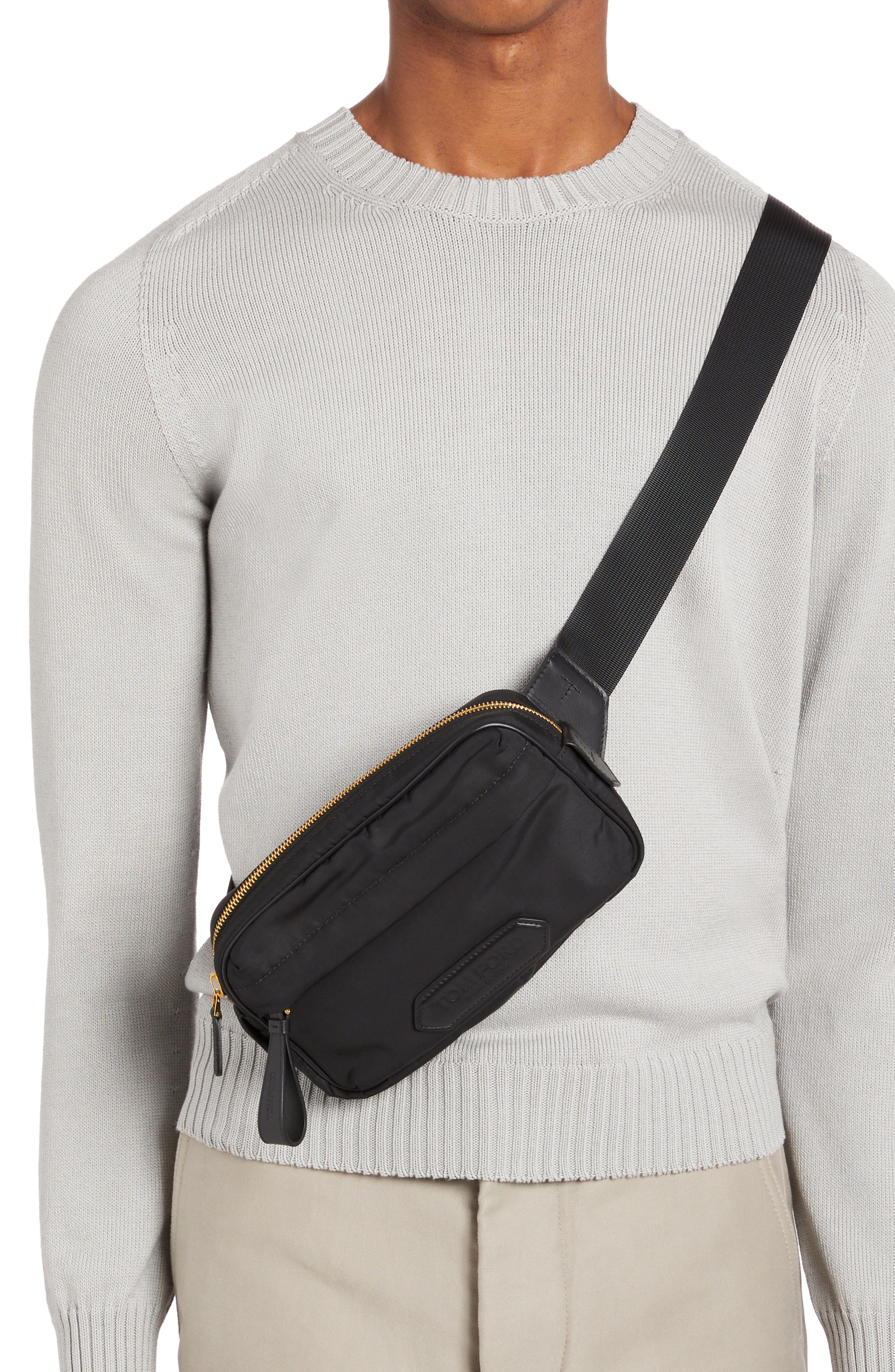 TOM FORD Recycled Nylon Waist Bag in Black at Nordstrom - 2
