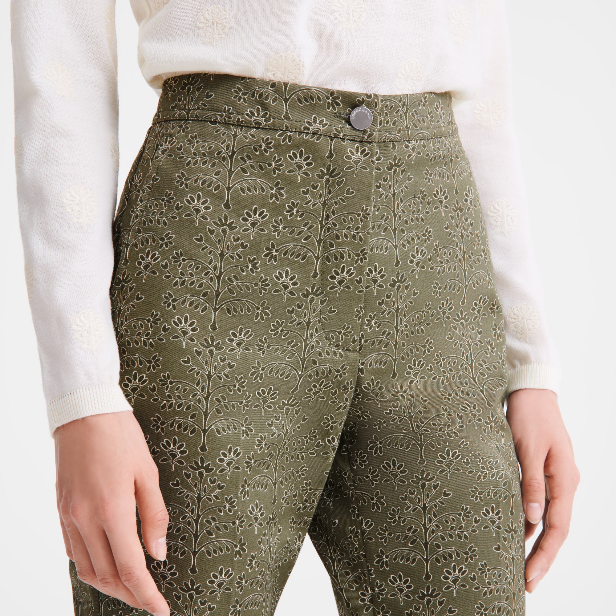 Trousers Laurel - Printed gabardine - 4
