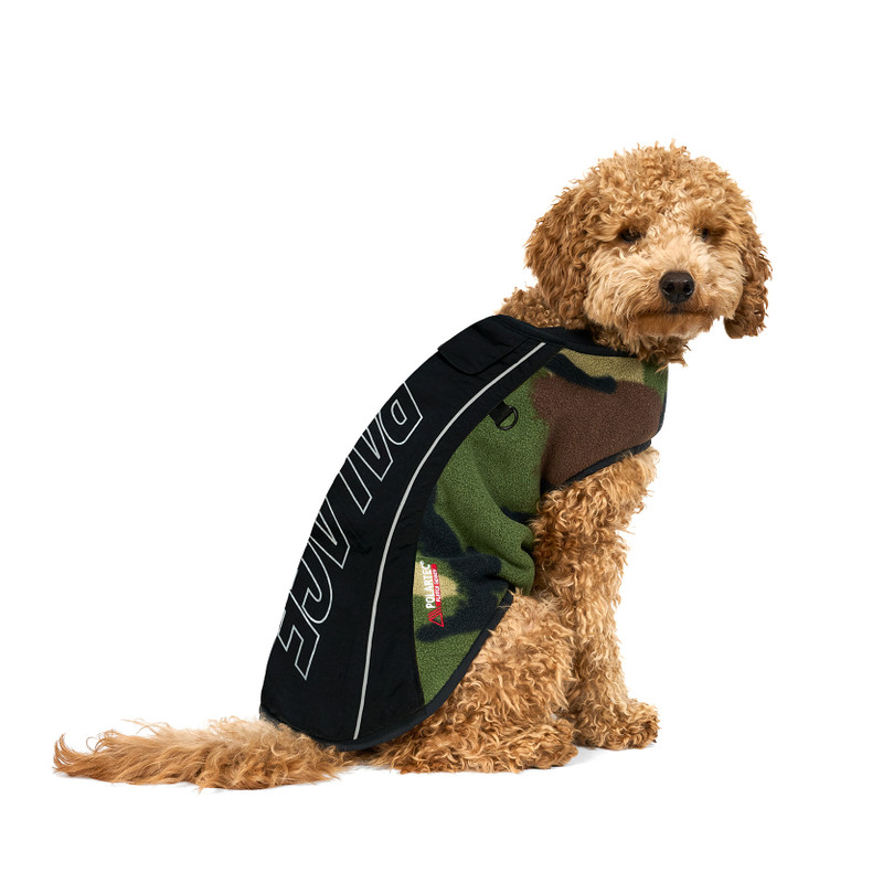 POLARTEC DOG JACKET CAMO/BLACK 1
