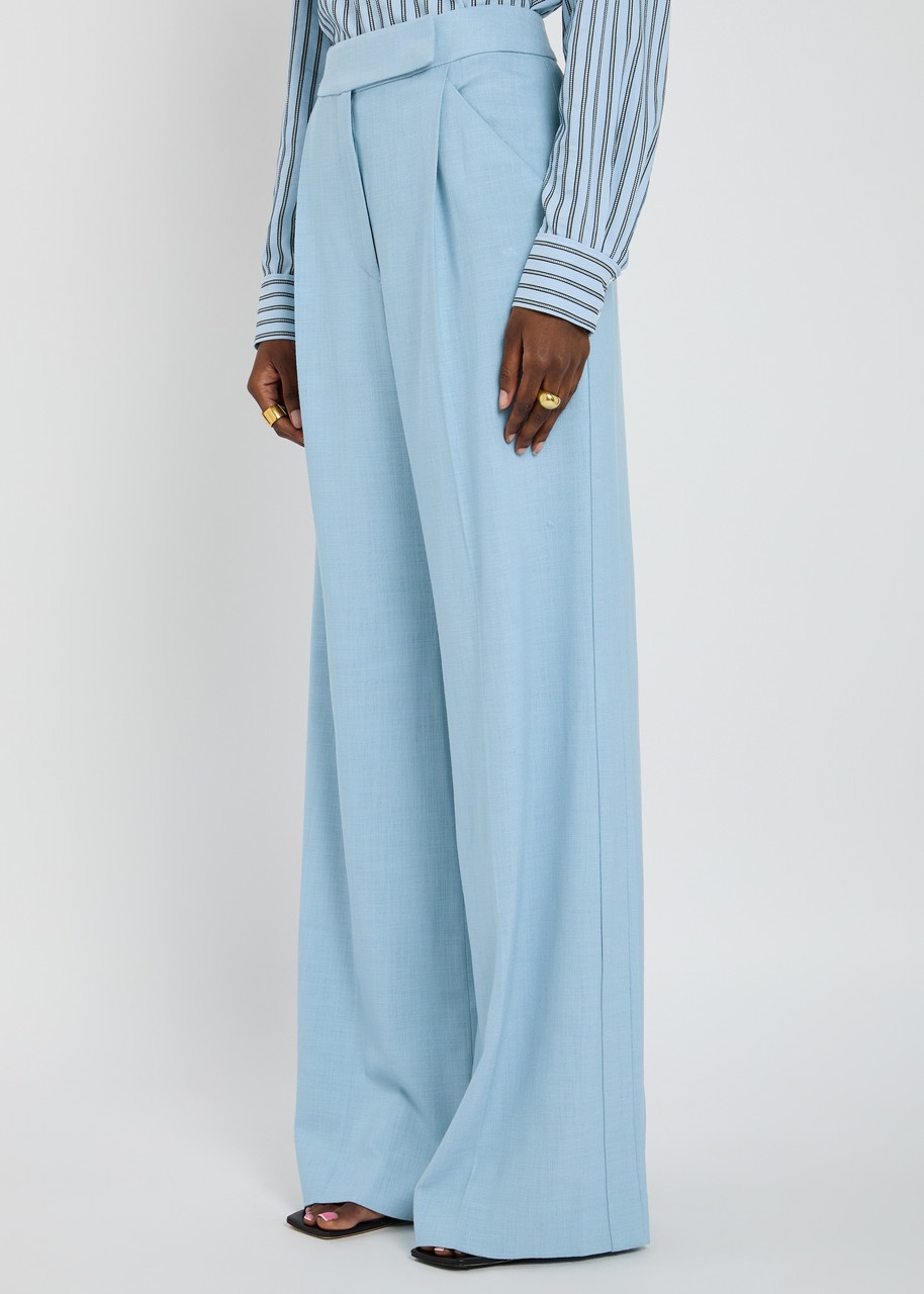 Veronica Beard Marbeau Wide-leg Woven Trousers - 2