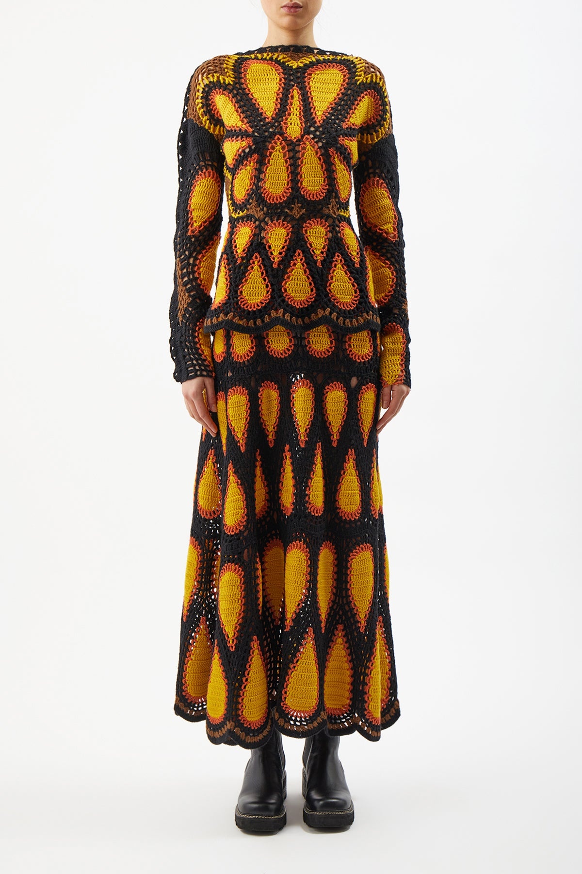 Cleo Skirt in Cashmere - 3
