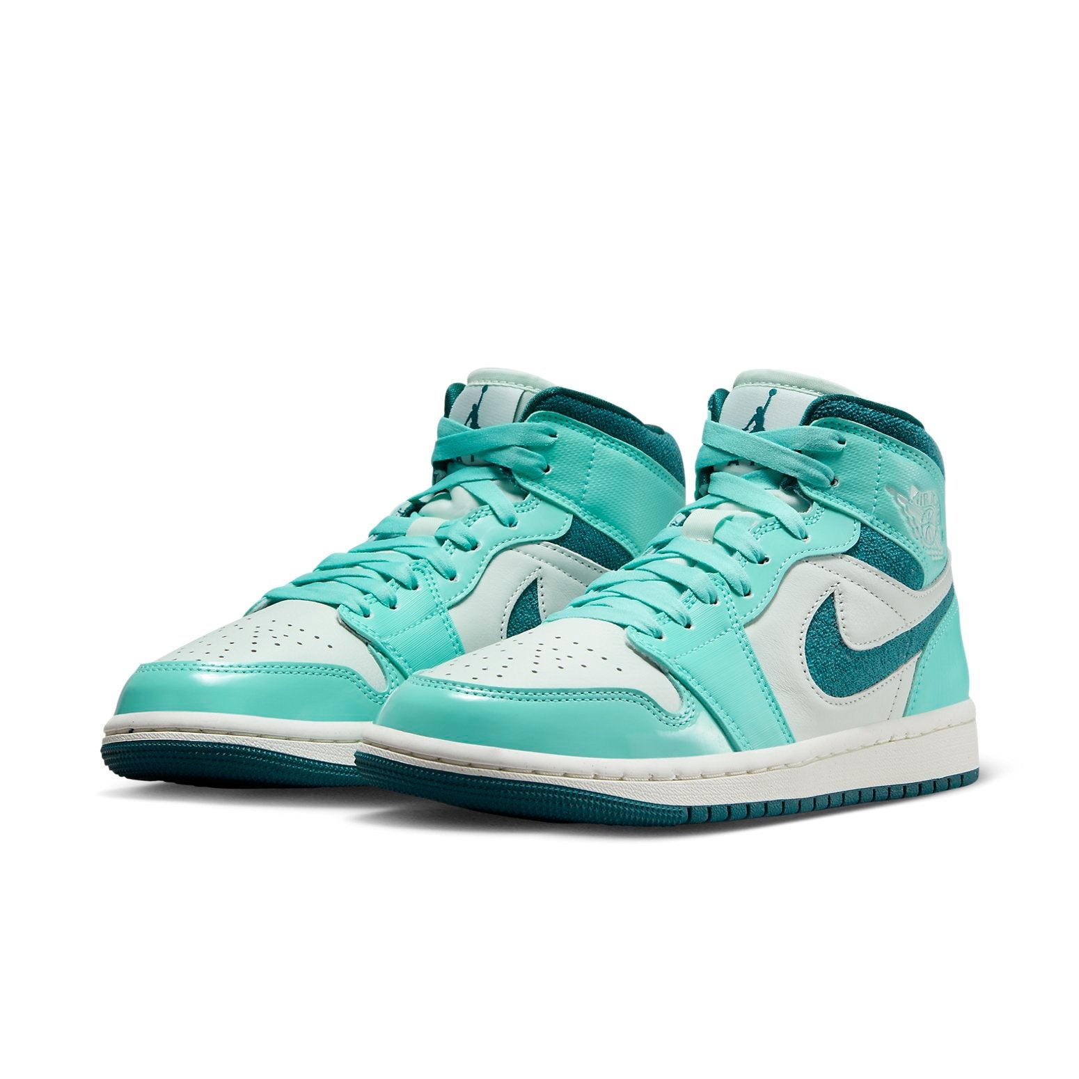 (WMNS) Air Jordan 1 Mid 'Bleached Turquoise' DZ3745-300 - 2