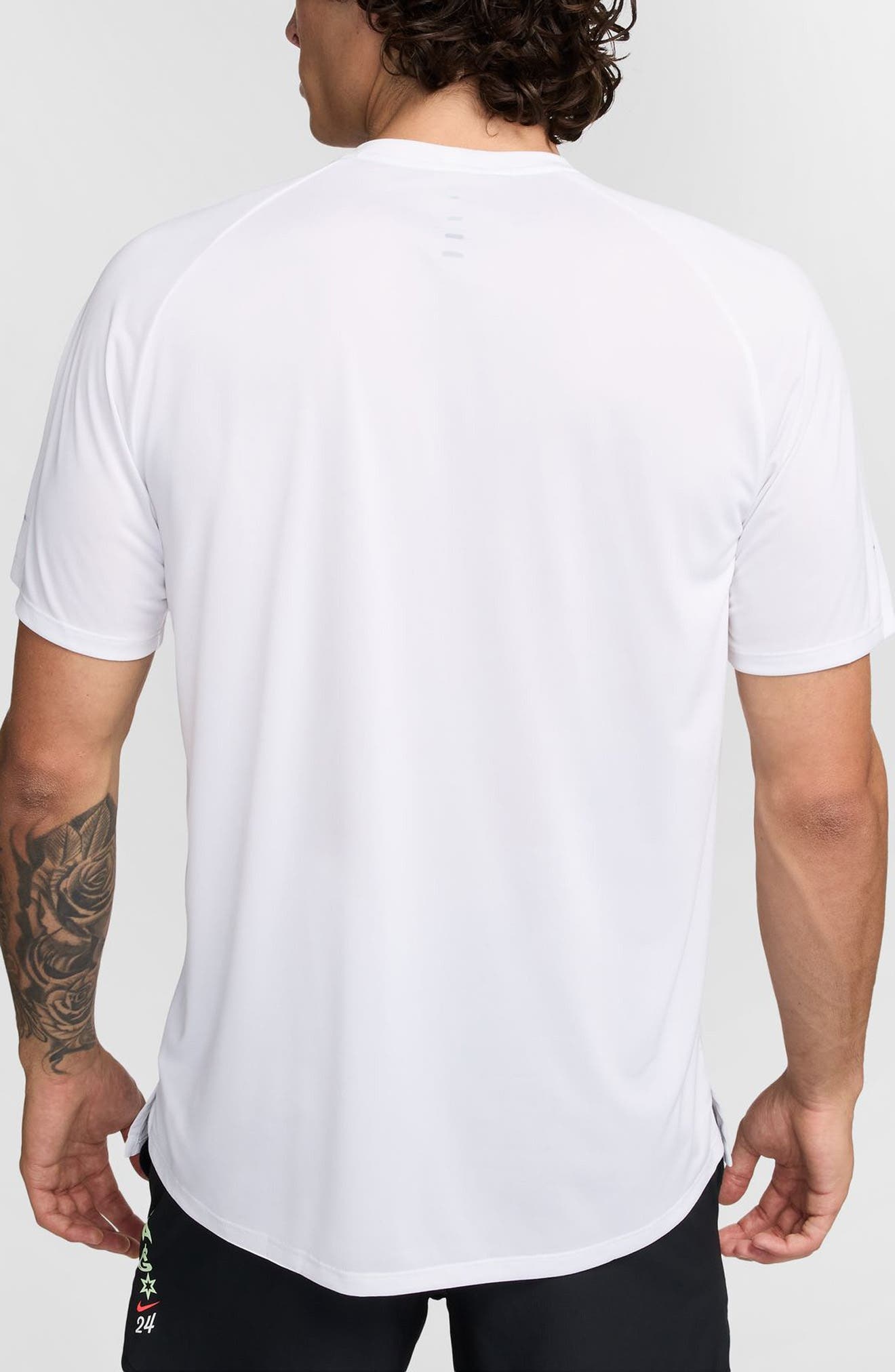 Nike Stride Dri-FIT ADV Running T-Shirt in 100 White/refsil at Nordstrom - 2