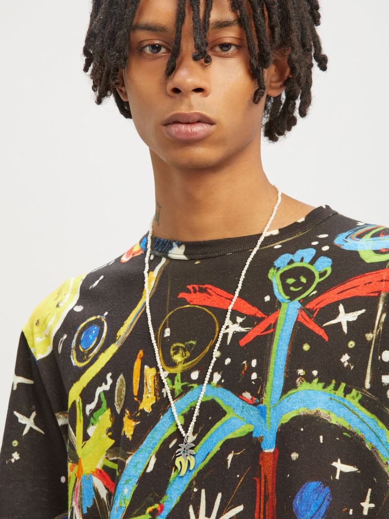 Palm Angels Jimmy Pearls Necklace outlook