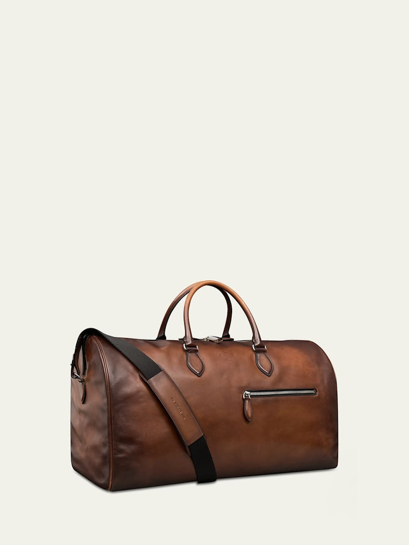Berluti Men's Jour Off Leather Travel Bag, L outlook