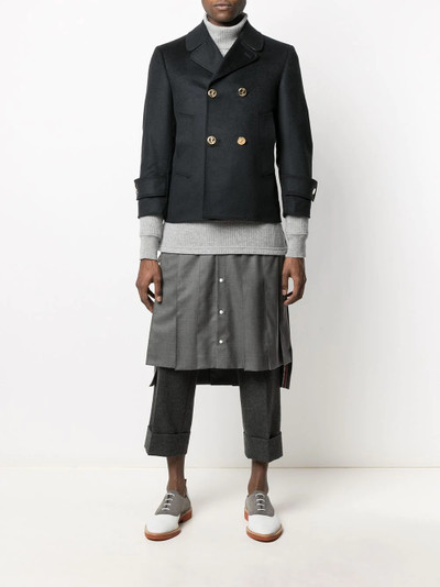 Thom Browne ribbed roll-neck jumper outlook