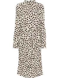 ワンピース DRIES VAN NOTEN ECRU POLKA DOT DRESS WITH BOW Dries Van Noten Polka dot dress | REVERSIBLE