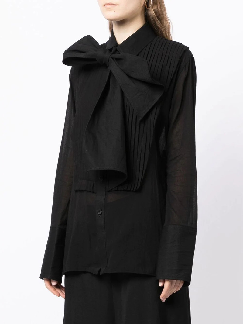 pussy-bow collar blouse 3