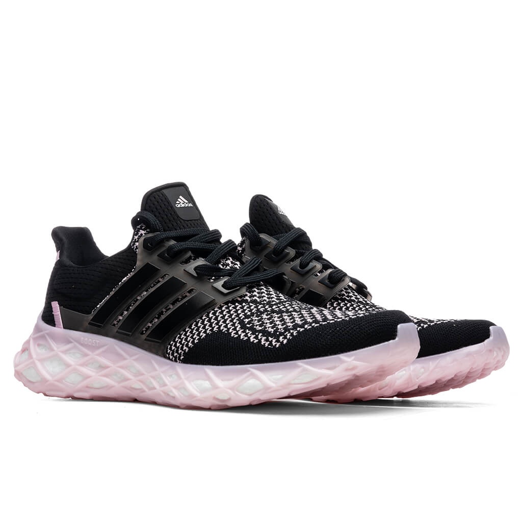 ADIDAS ORIGINALS WOMEN'S ULTRABOOST WEB DNA - CORE BLACK/CLEAR PINK - 2