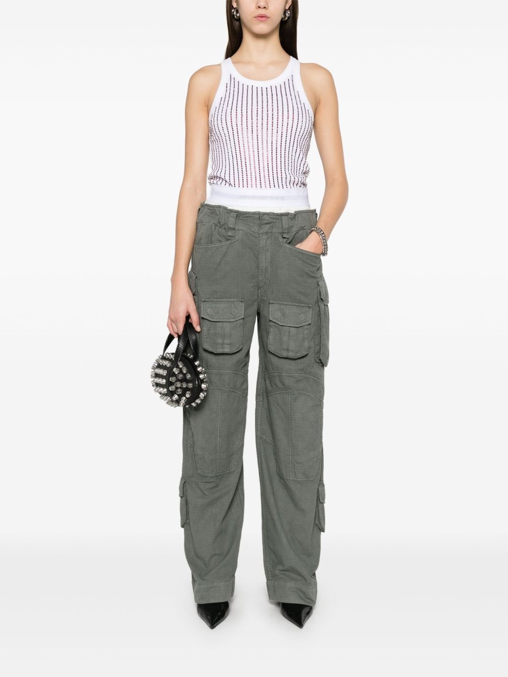 logo-waistband cargo pants - 2