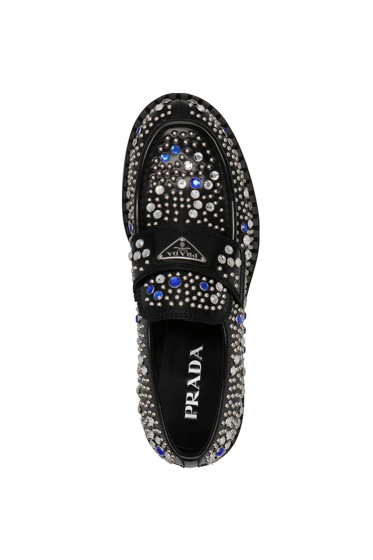 Sequin stud loafers - 3
