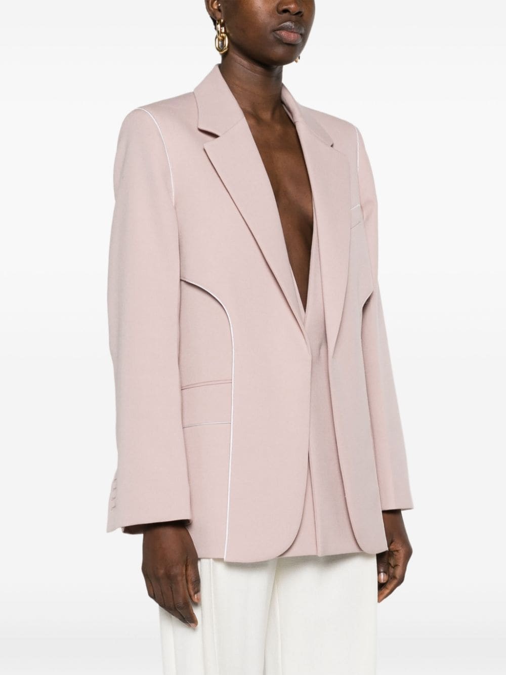 Double Panel single-breasted blazer - 3