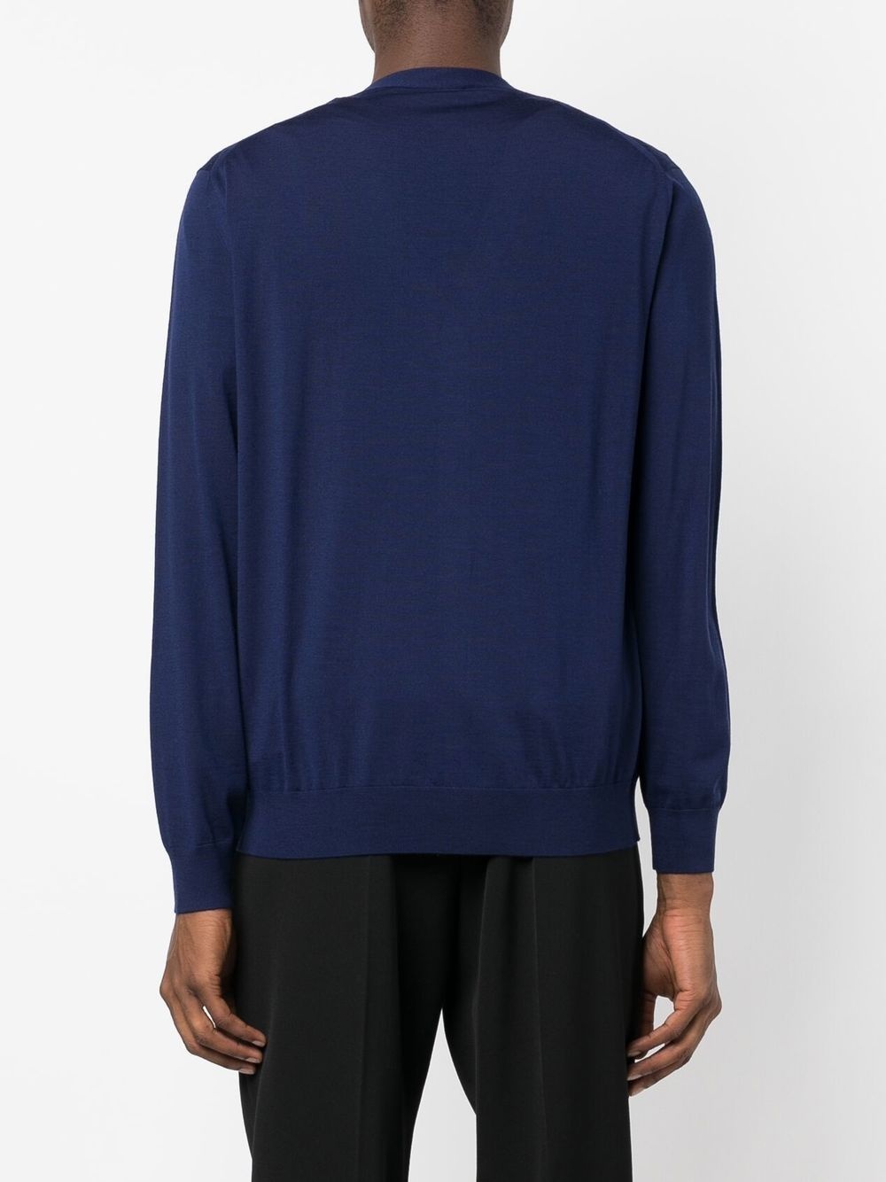 fine-knit V-neck cardigan - 4