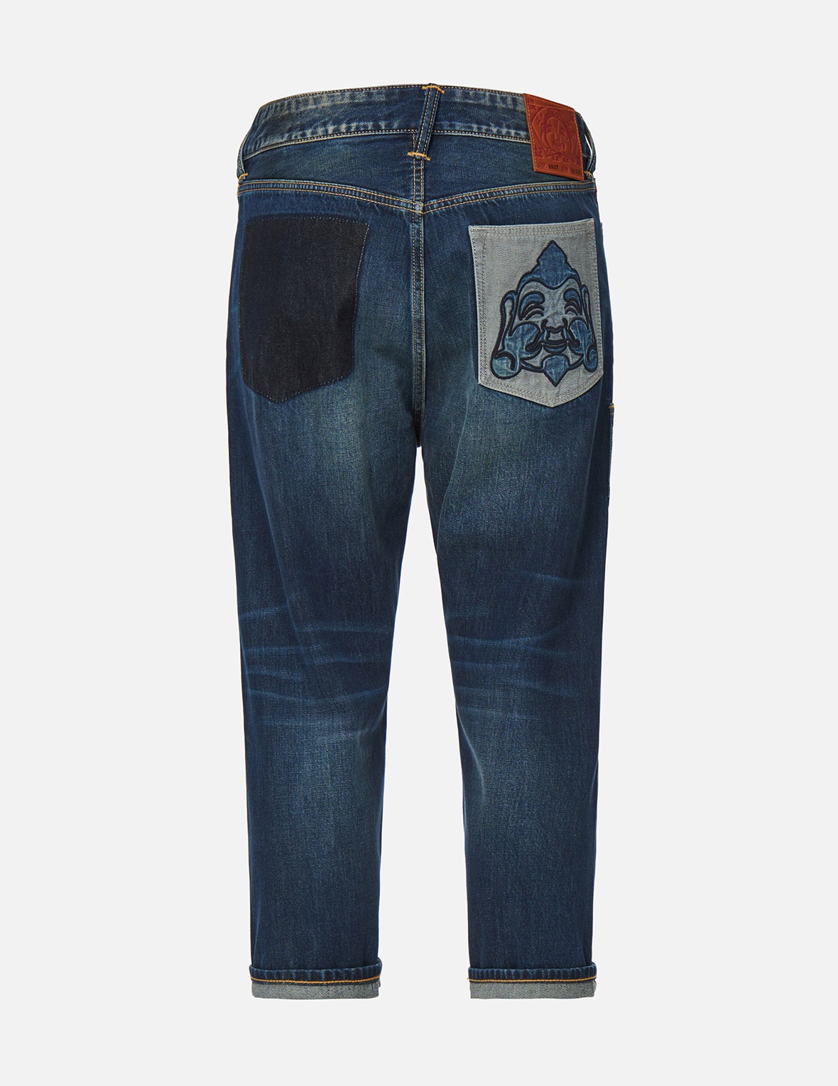 SHADED POCKETS CROPPED FIT JEANS #2027 - 2