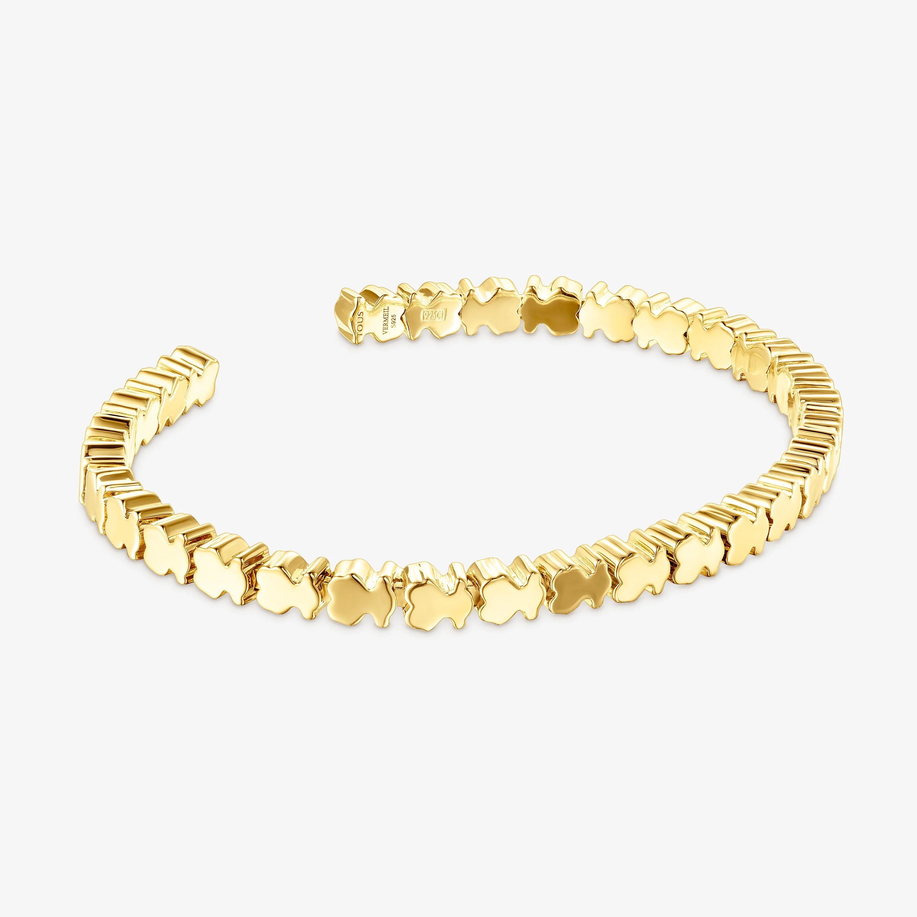 18K gold vermeil Straight bears Bracelet - 1