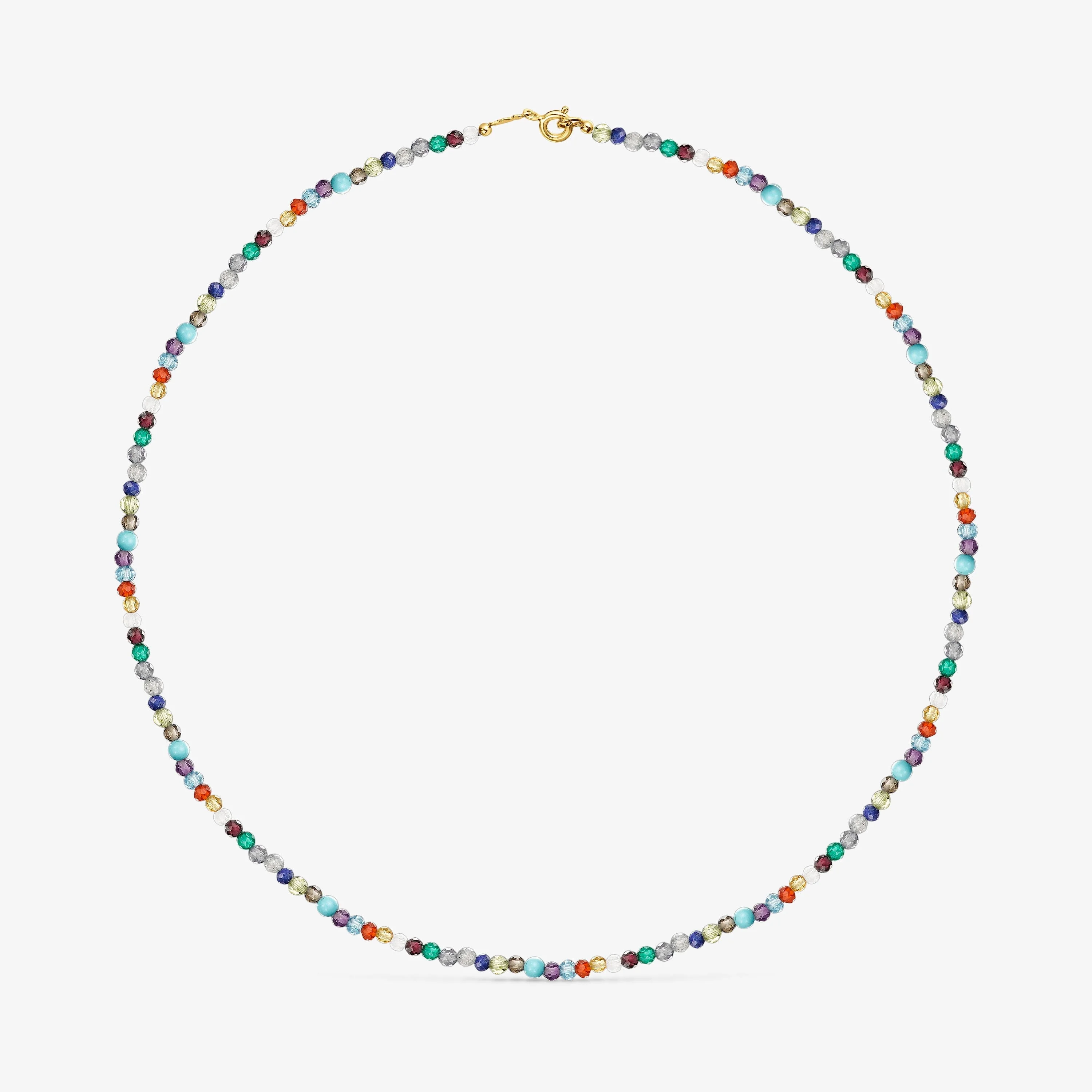 18K gold vermeil TOUS Good Vibes Choker with Gemstones - 1