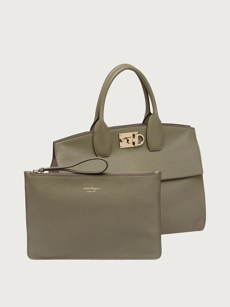 FERRAGAMO STUDIO SOFT BAG (L) - 8