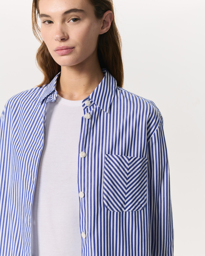 rag & bone Maxine Poplin Stripe Shirt outlook