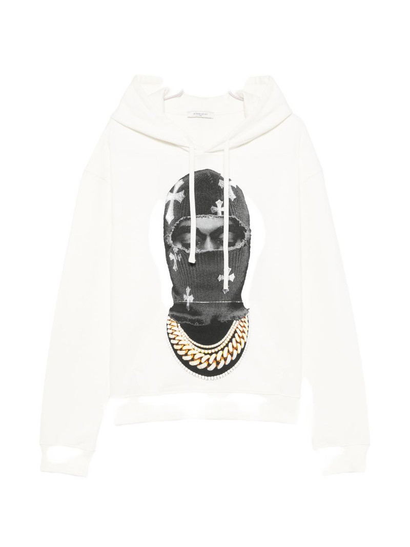 Mask graphic-print hoodie 1