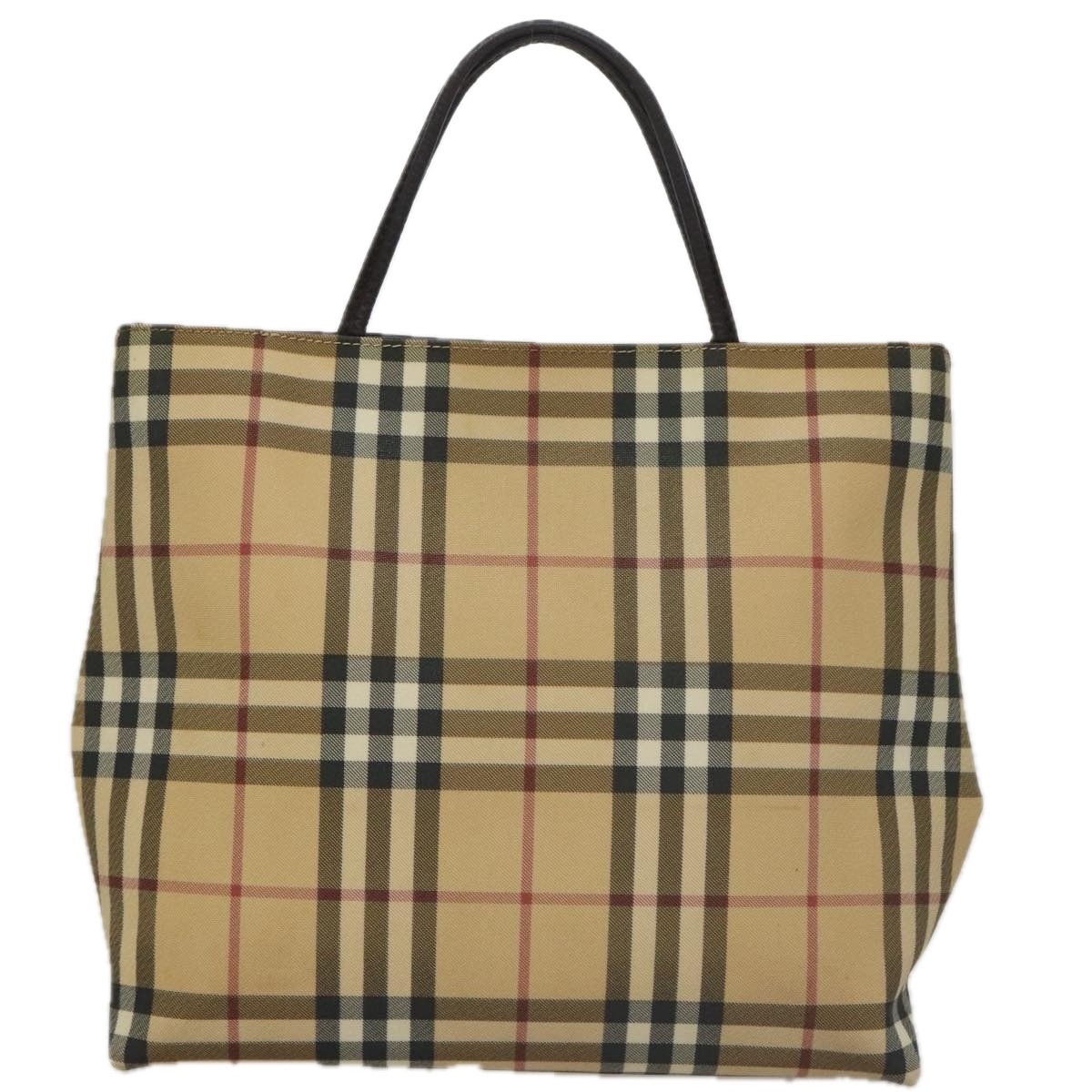 Burberry Nova Check Tote Bag Pvc Beige - 2