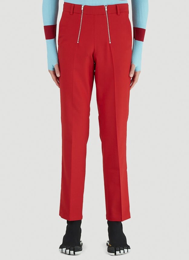 Talc Pants in Red - 1