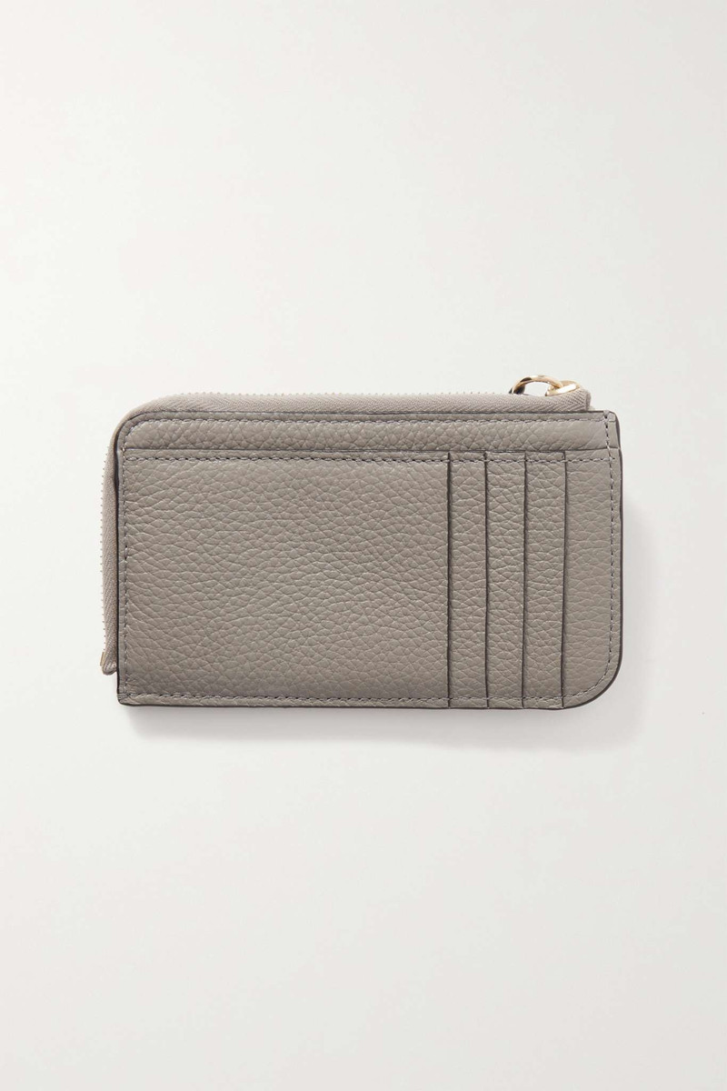 + NET SUSTAIN Alphabet textured-leather wallet 3