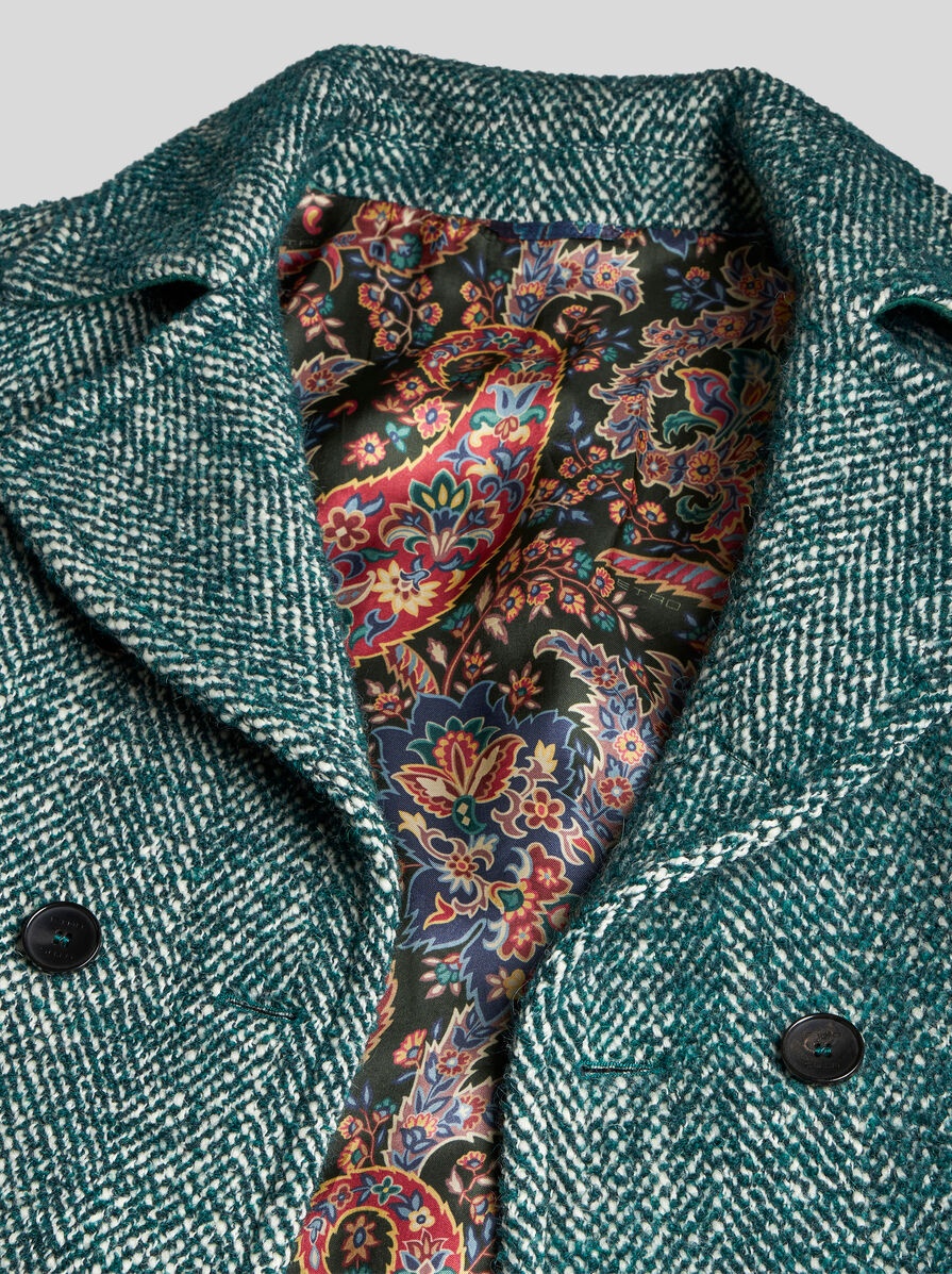 WOOL- AND ALPACA WOOL-BLEND PEA COAT - 6