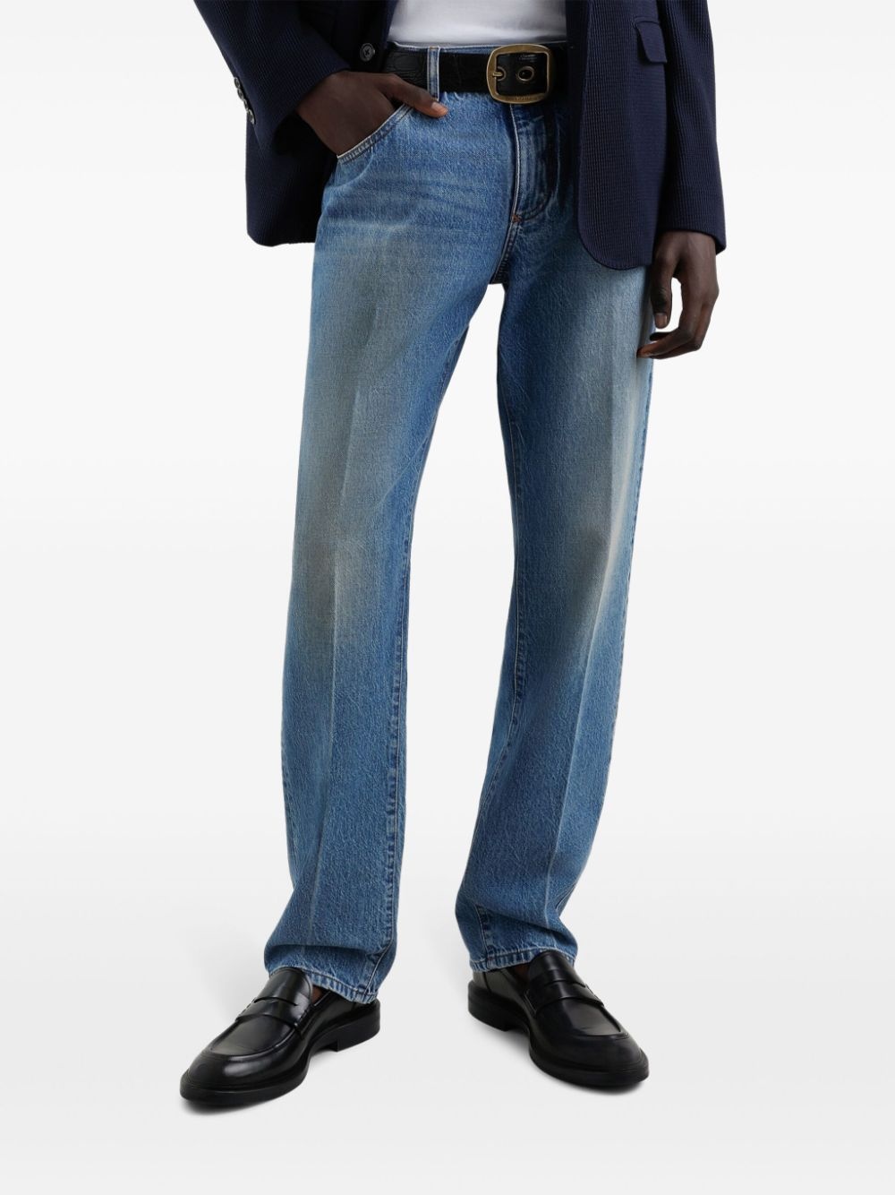 straight-leg  jeans - 4