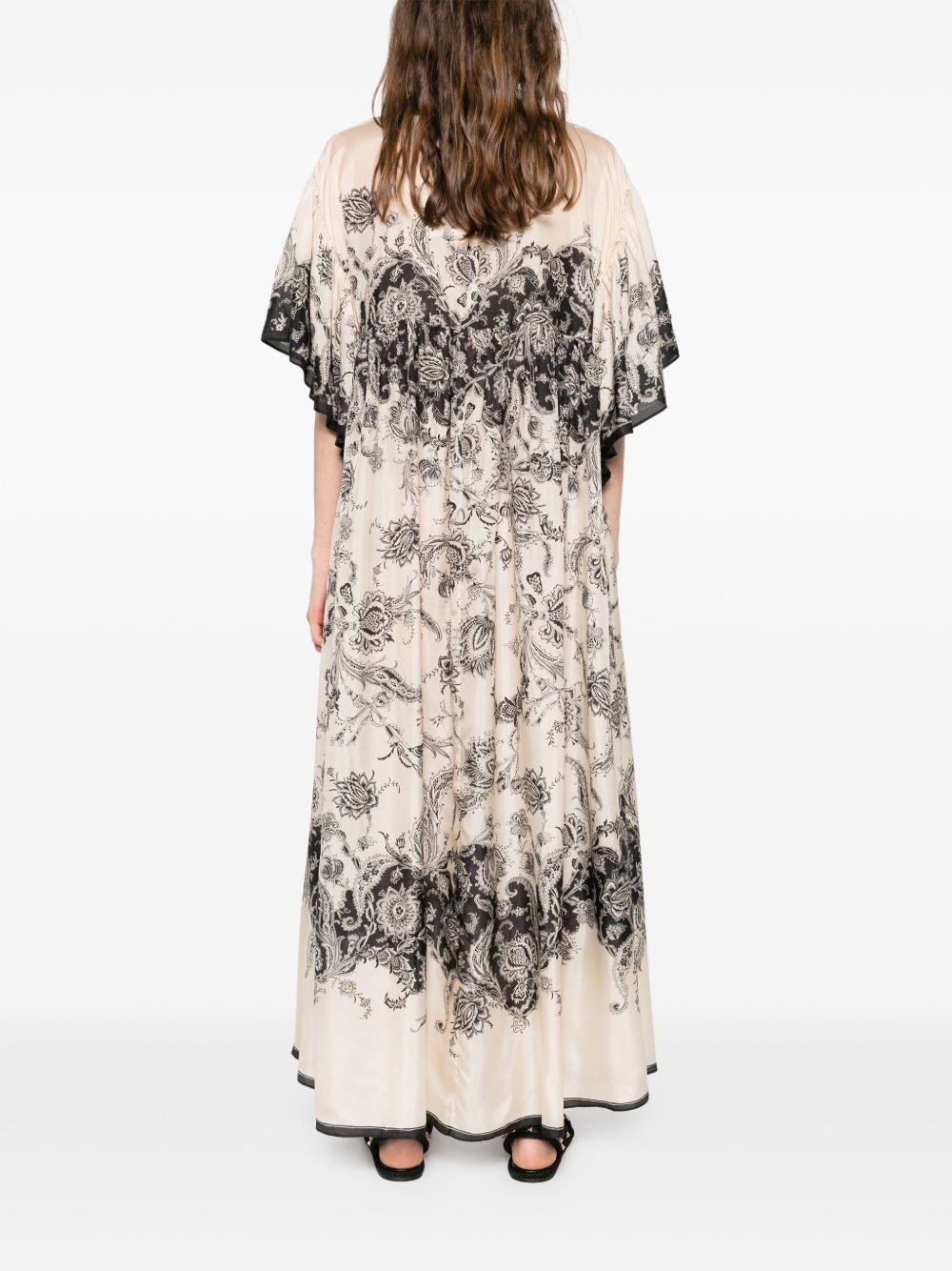 paisley-print maxi dress - 4