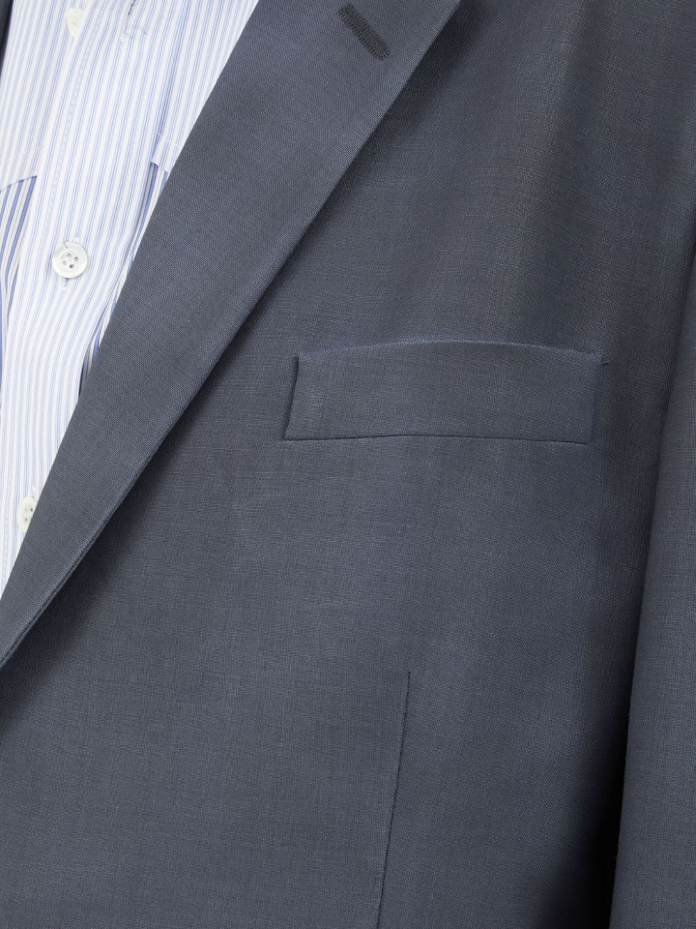 four-stitch single-breasted blazer - 7
