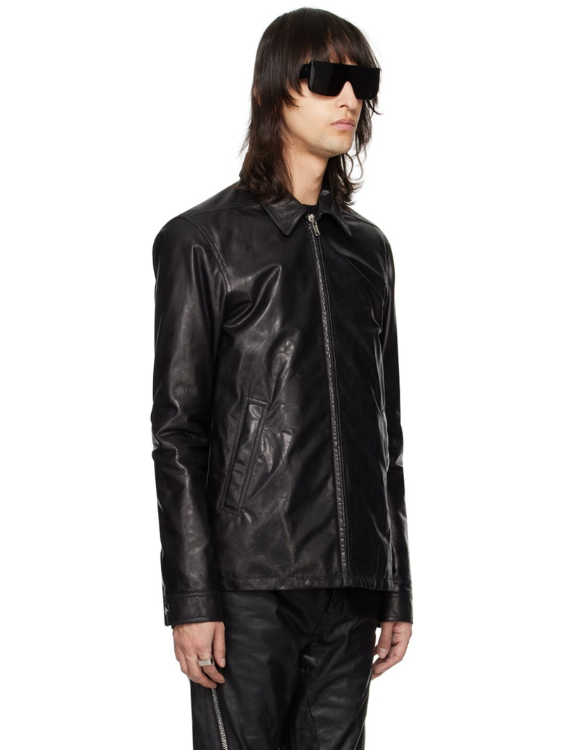Black Brad Leather Jacket 2