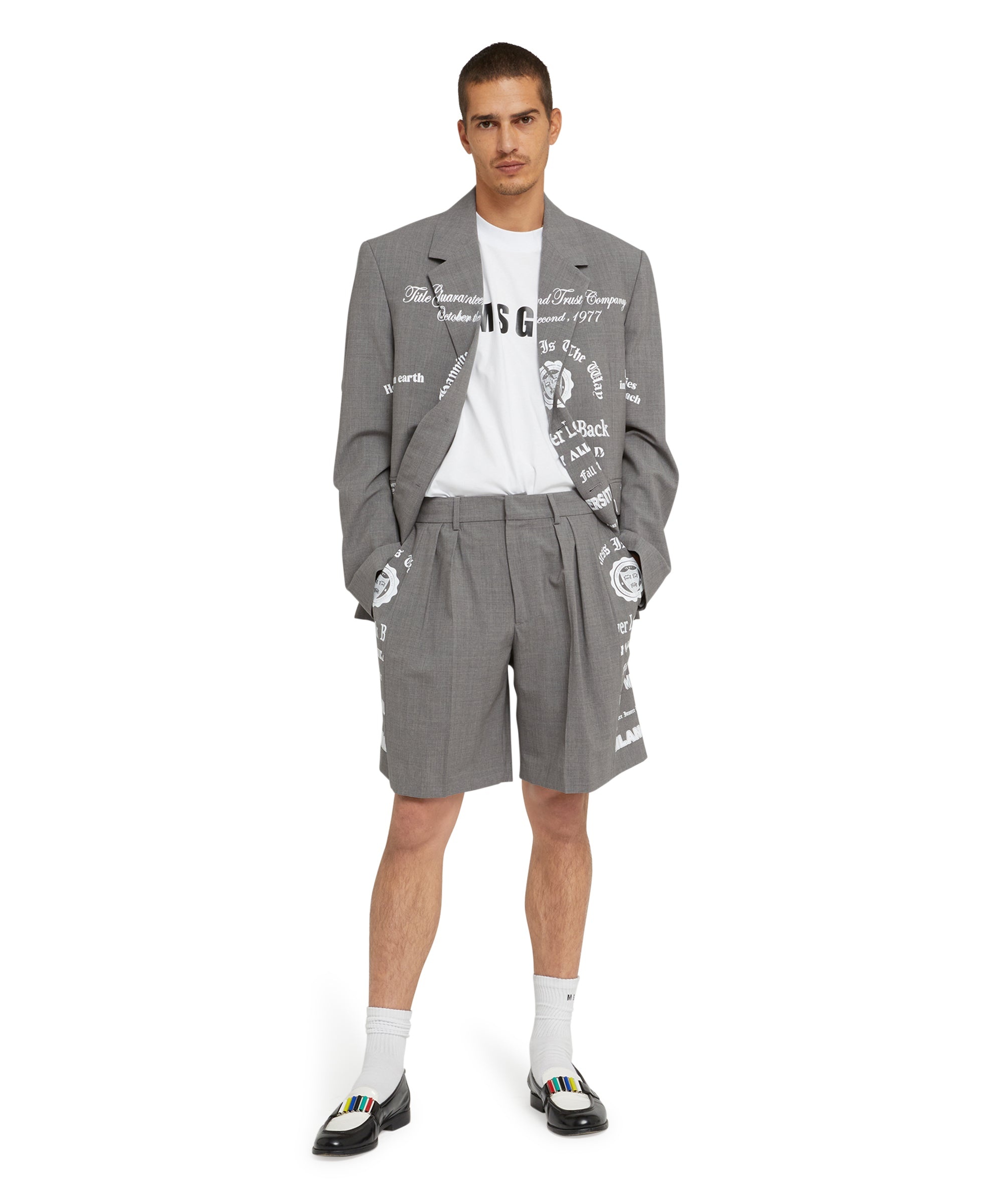 Cotton crew neck cotton t-shirt with MSGM logo - 5