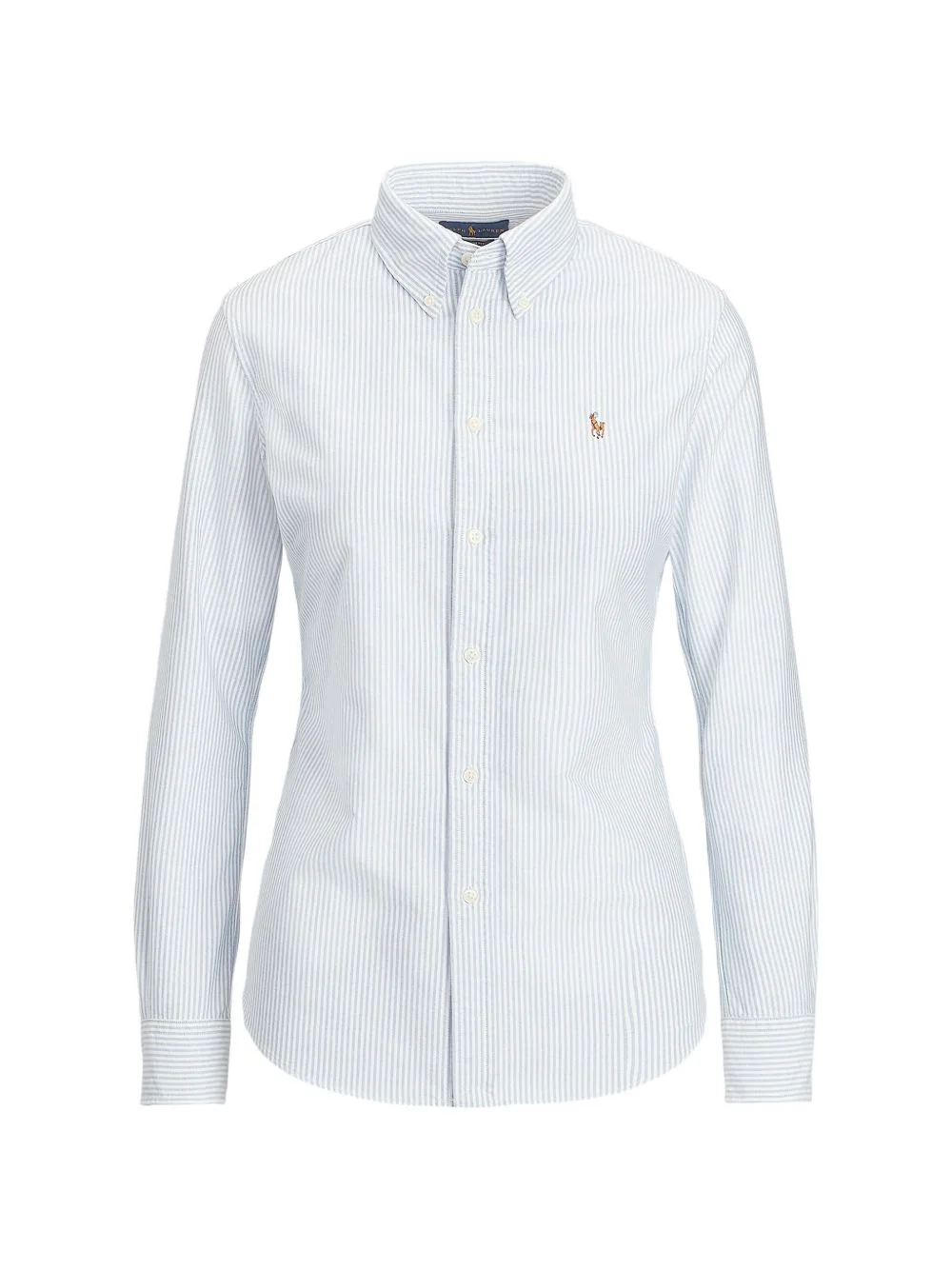 striped logo shirt - 1