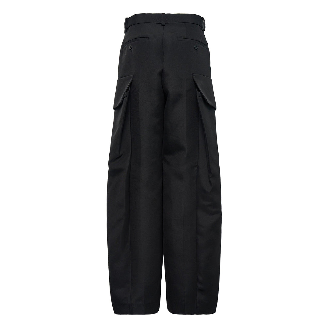 Double-Faced Silk Cotton Pants - 2